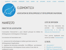 Tablet Screenshot of clermontech.org